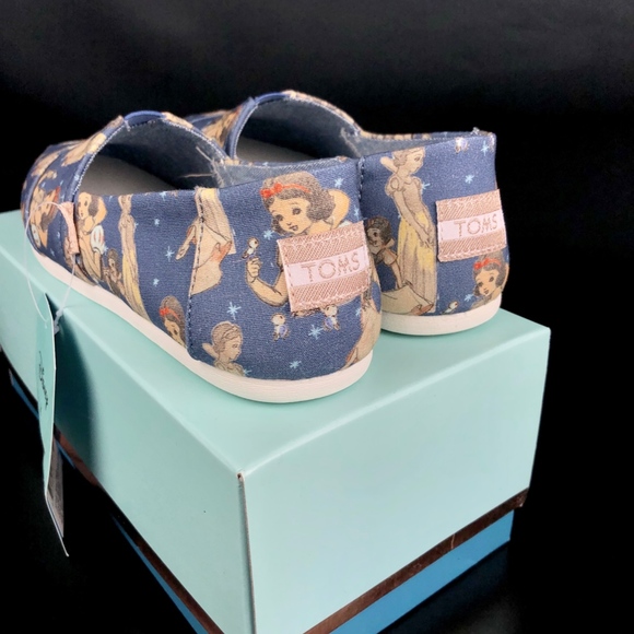 TOMS  Blue Snow White Alpargata Women's - Picture 4 of 5